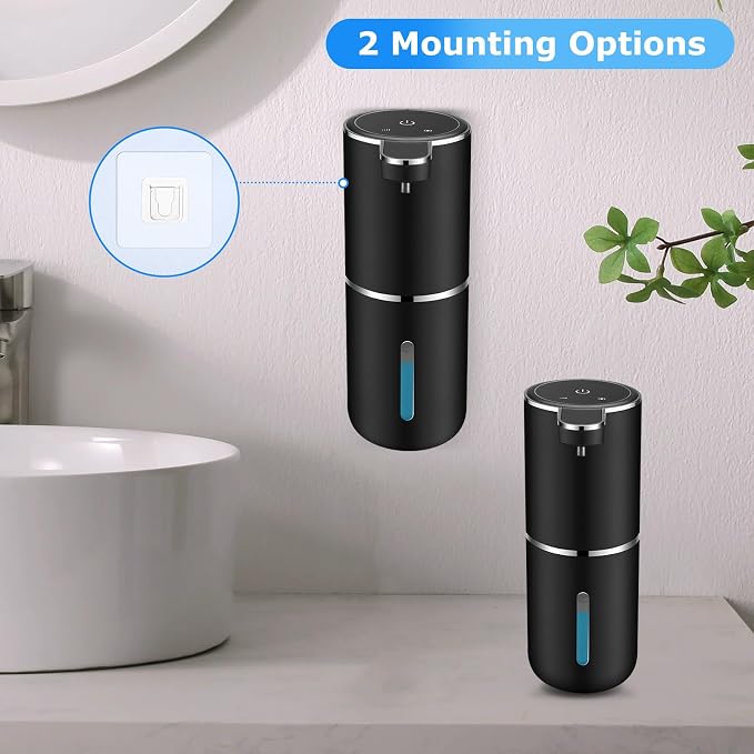 VZZNN 2 Pack Automatic Soap Dispensers, 12.8oz/380ml USB Touchless Automatic - Image 6