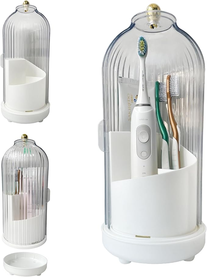 Dustproof Toothbrush Holders by Unknown