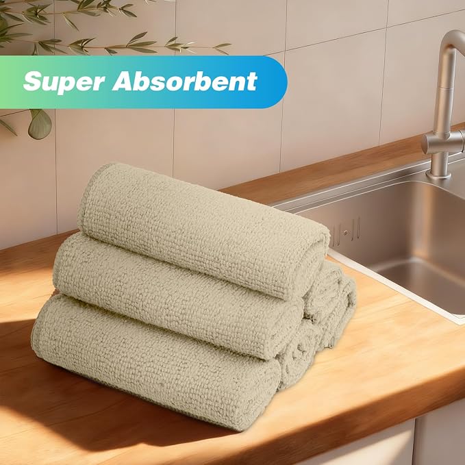 HOMEXCEL Microfiber Cleaning Cloth, 24 Pack Cleaning Rags - Image 5