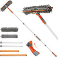 Eazer 89'' Squeegee Window Cleaner 2 in 1 Rotatable Window Cleaning Tool Kit by Eazer