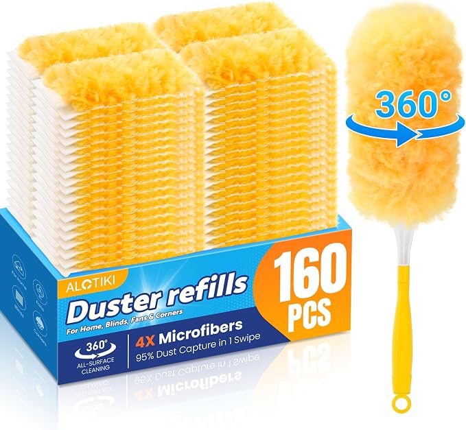 Alotiki Duster Refills, 360° Double-Sided Disposable Duster by CreateABetterLife