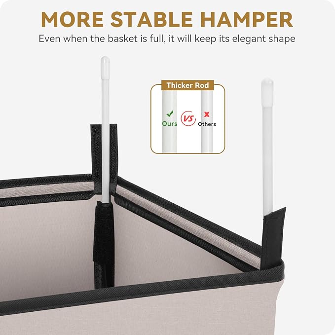 SOLEDI Slim Laundry Basket - Image 6