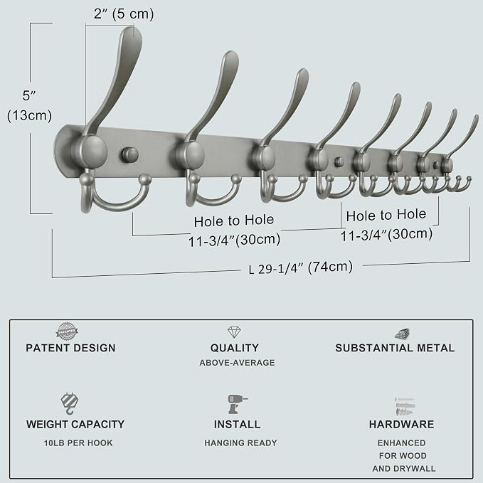 Coat Rack Wall Mount - Image 6