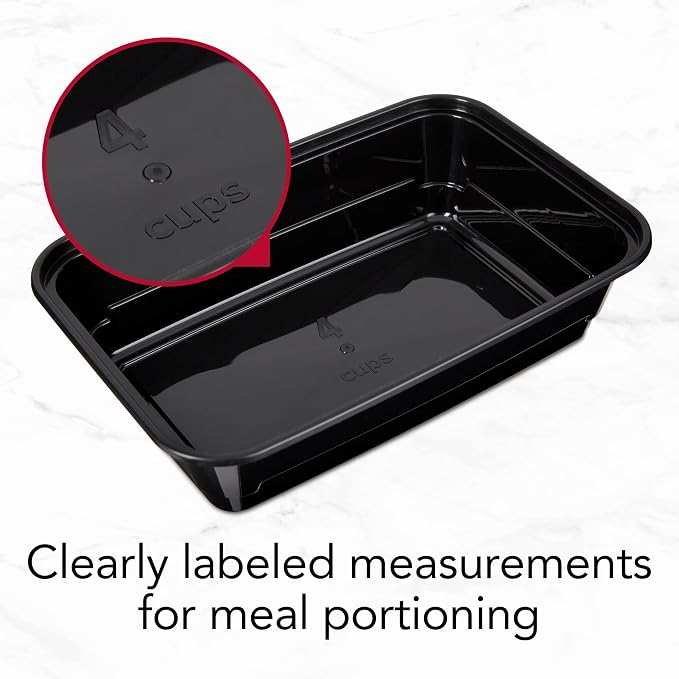GoodCook Meal Prep Containers, Single Compartment 10-Pack | BPA-Free Reusable - Image 6