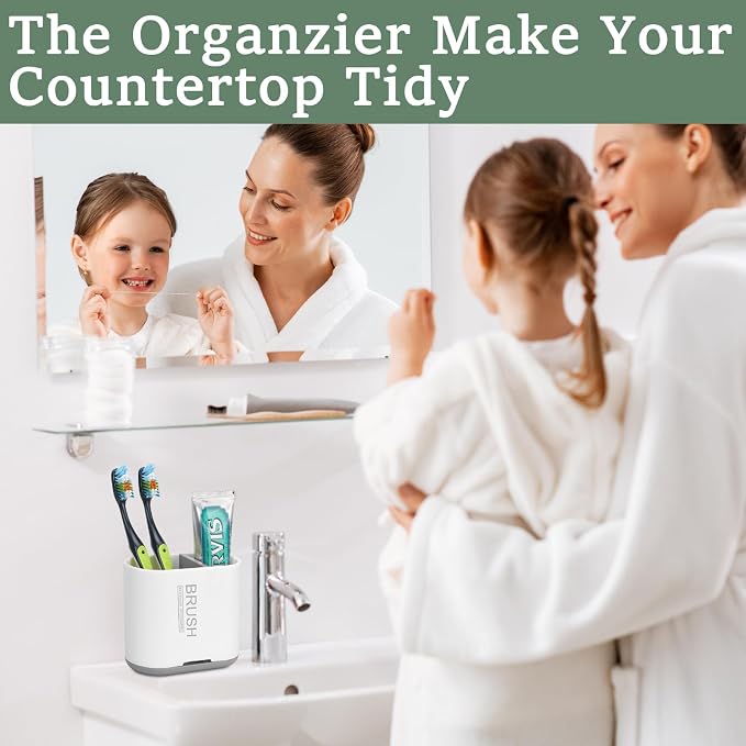 Toothbrush Holders Toothpaste Organizer - Image 6
