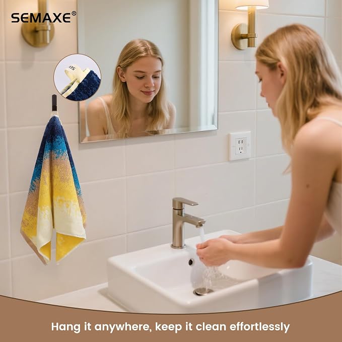 4-Pack Cotton Hand Towels for Bathroom - Image 5
