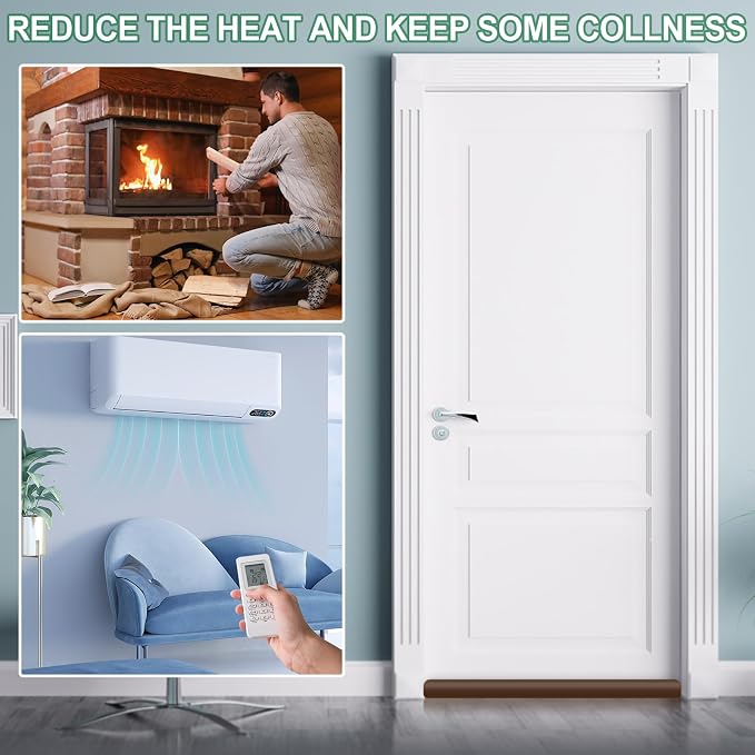 MAXTID 32" Door Draft Stopper, Air Breeze Wind Blocker, Bedroom | Must Haves - Image 5