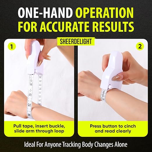 SheerDelight Body Measuring Tape, 2 Pack Retractable Body Tape Measure - Image 4