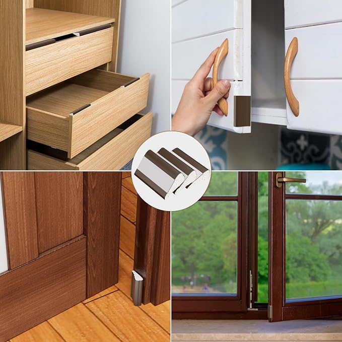 Kneelisa 196” Wedge-Shape Foam Window Weather Stripping Door Seal | - Image 6