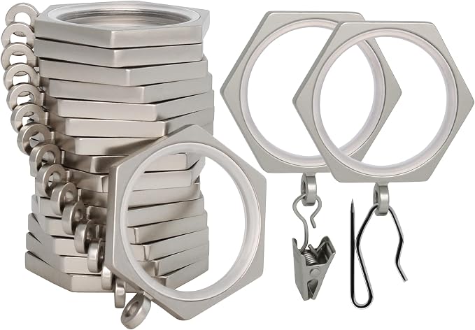 BlastHome® Luxury Curtain Rings by BlastHome