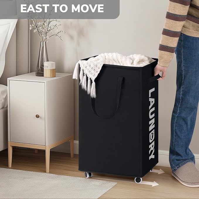 Goodpick 75L Roling Dirty Clothes Hamper - Image 5