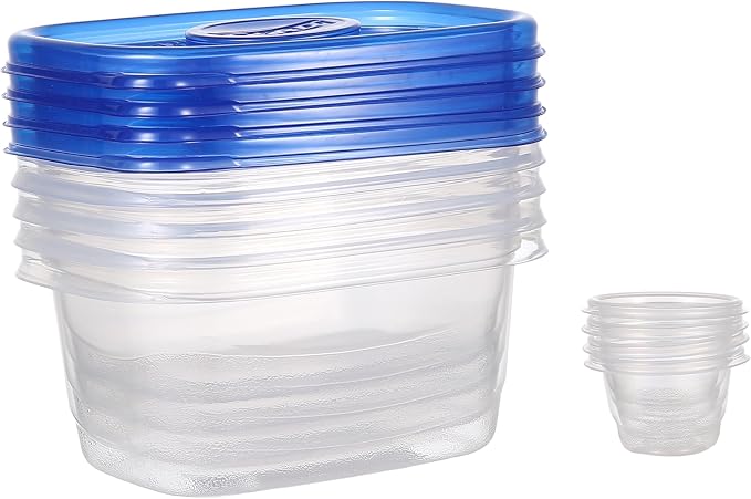 Glad GladWare To-Go Medium Rectangle Snack Containers, 24 Oz, 6-Pk | BPA-free - Image 4