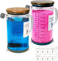 2-Pack 64oz Glass Laundry Detergent Dispenser by Unknown