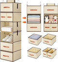 Hanging Closet Organizer 6-Shelf, Upgrade Closet Organizers and Storage by LOVSTORAGE