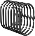 Bathway Shower Curtain Rings, Bathway Shower Curtain Hooks, Anti-Drop Smooth by Bathway