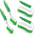 SetSail Scrub Brush, Stiff Bristle Cleaning Scrubber, 4 Pack | Durable Bristles by SetSail