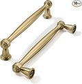 khtumeware 10 Pack 5 Inch(128mm) Champagne Bronze Cabinet Pulls Champagne Brass Kitchen Cabinet Handles Kitchen Cabinet Hardware for Cupboard Drawer Handles Dresser Pulls