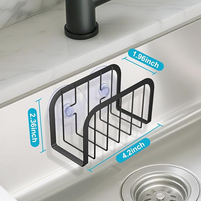 Sponge Holder for Kitchen Sink, Kitchen Sink Caddy - Image 2