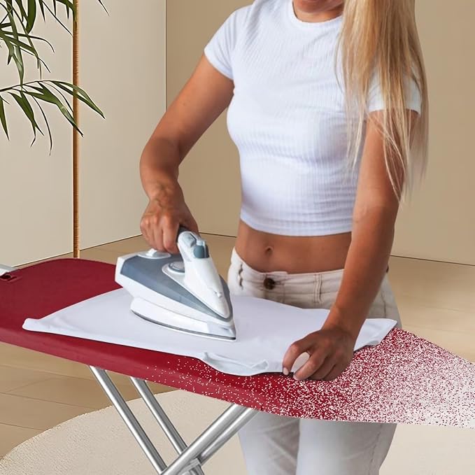 Red Ironing Board Cover, Dustproof Stain Resistant Ironing Board Pad - Image 3
