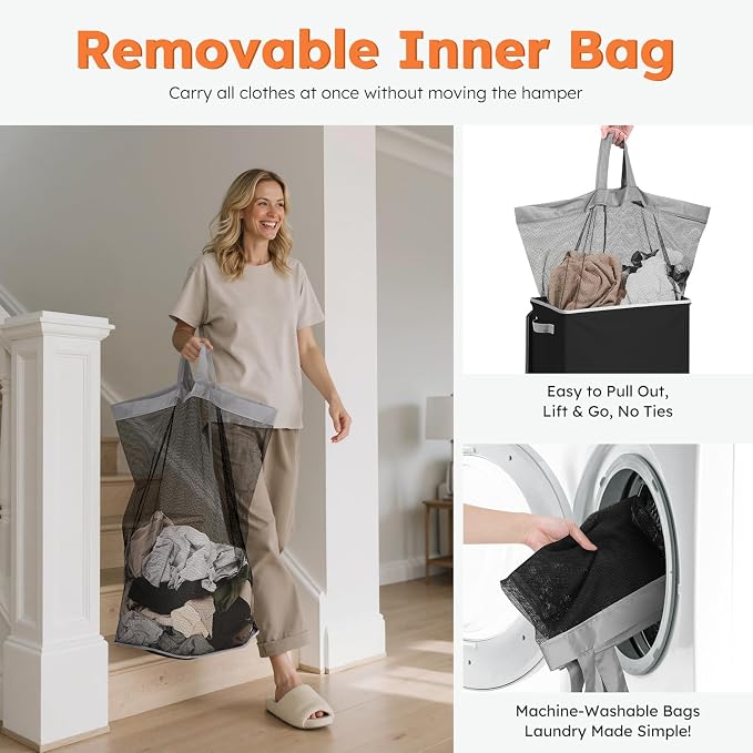 SOLEDI 100L Laundry Hamper - Image 4