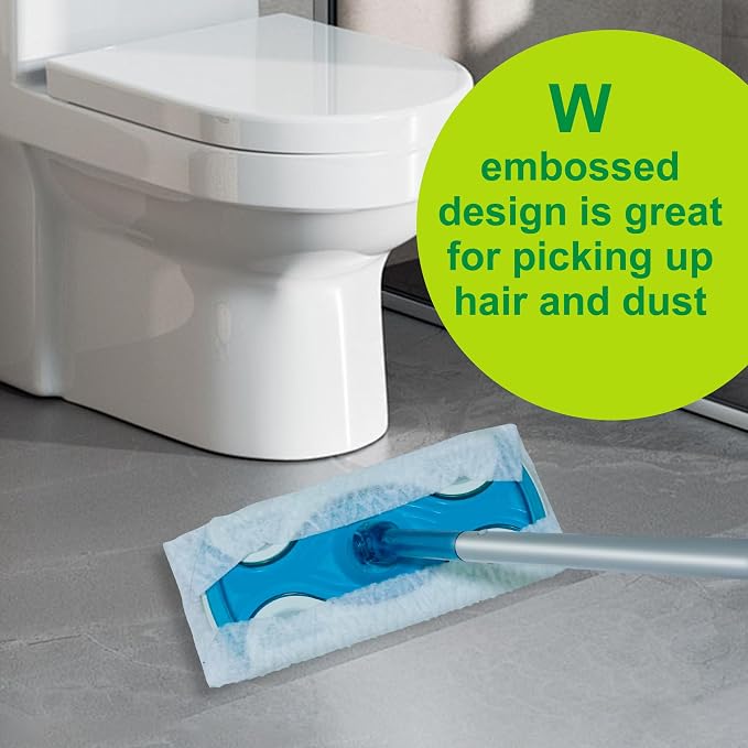 Dr.Easy Dry Sweeping Cloths, 72ct Disposable Mopping Pads Refil Pack, fits - Image 2