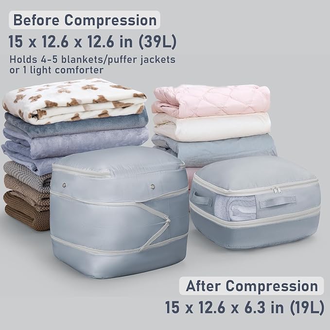 DIMJ Compression Storage Bags 8 Pack - Image 2