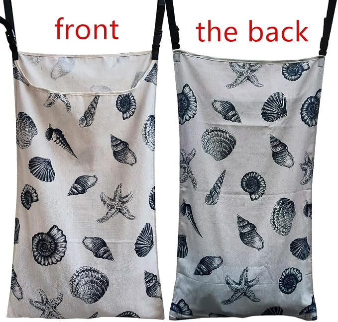 Hanging Laundry Hamper Bag, Stylish Durable Space Saving Laundry Bag - Image 2