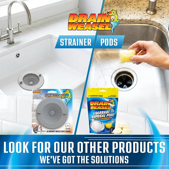 Drain Weasel Slingshot Kitchen Sink Drain Strainer Cover Basket, 1 Pack - Image 8