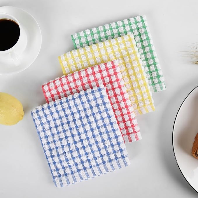 Oeleky Dish Cloths for Washing Dishes, Kitchen Dish Rags, Dish Towels - Image 8