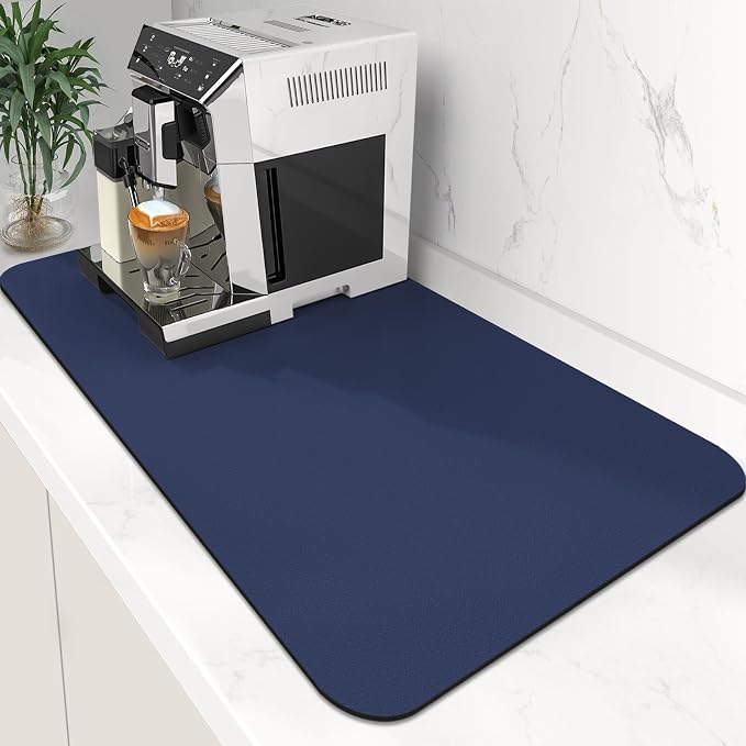 Coffee Mat Super Absorbent Dish Drying Mat Coffee Bar Mat 17"x 30" by WiseLife