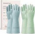 Cleaning Rubber Gloves, Waterproof Non-Slip Long Cuff Dishwashing Household by Unknown