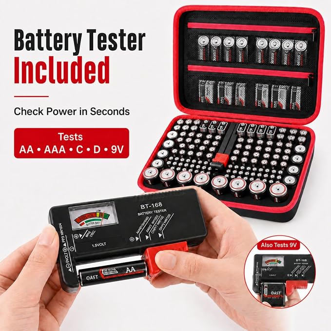 Comecase Battery Organizer Case - Image 5