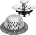 LEKEYE Shower Drain Hair Catcher | Bathtub Stopper/Shower Drain Cover/Drain by LEKEYE
