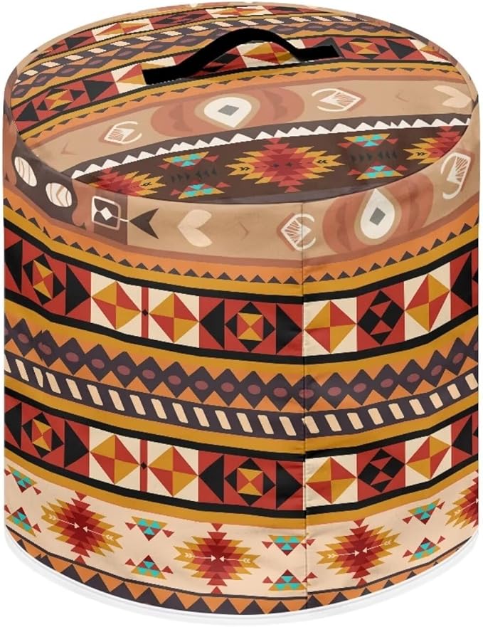 Flashideas Aztec Pressure Cooker Cover for Women Dust Protection Insulated Rice Cooker Cover Water Resistant Dust Cover with Pockets for Instant Pot 6 Quart Vintage Appliance Cover for Kitchen