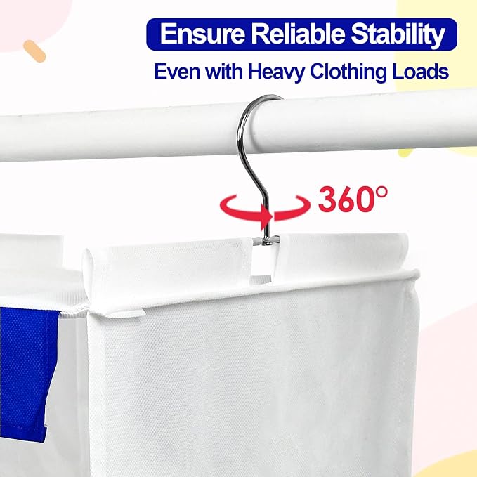 Weekly Clothes Organizer for Kids, 6-Shelf Hanging Closet Organizer - Image 5