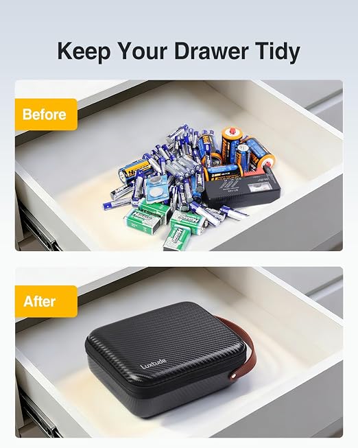 Small Battery Organizer Storage Case - Image 4