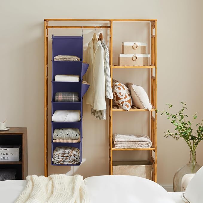 YOUDENOVA Hanging Closet Organizer and Storage, Clothes Organizer - Image 4