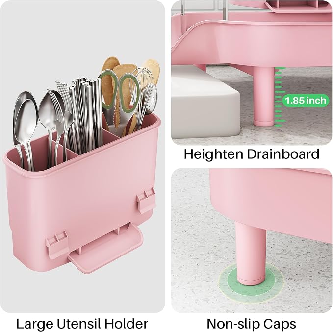 SAYZH Expandable Dish Drying Rack - Image 6