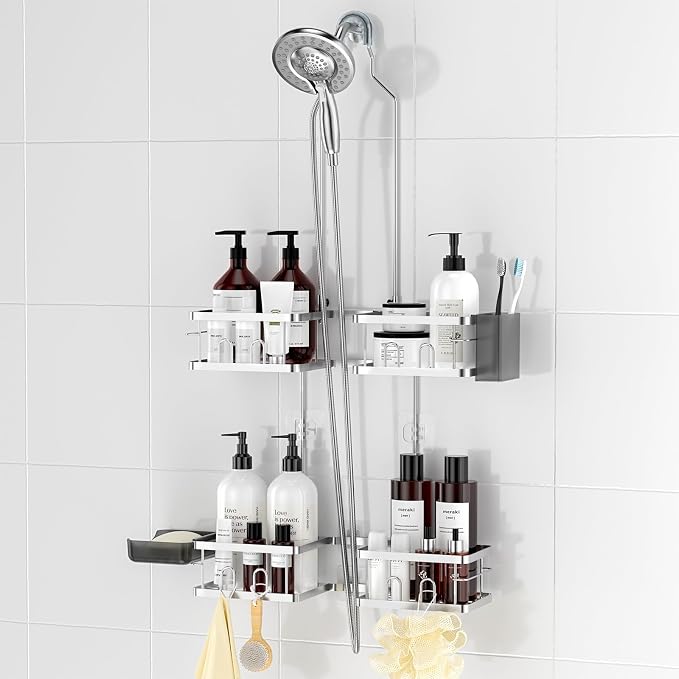 REINHARDT Adjustable Shower Caddy Hanging by REINHARDT
