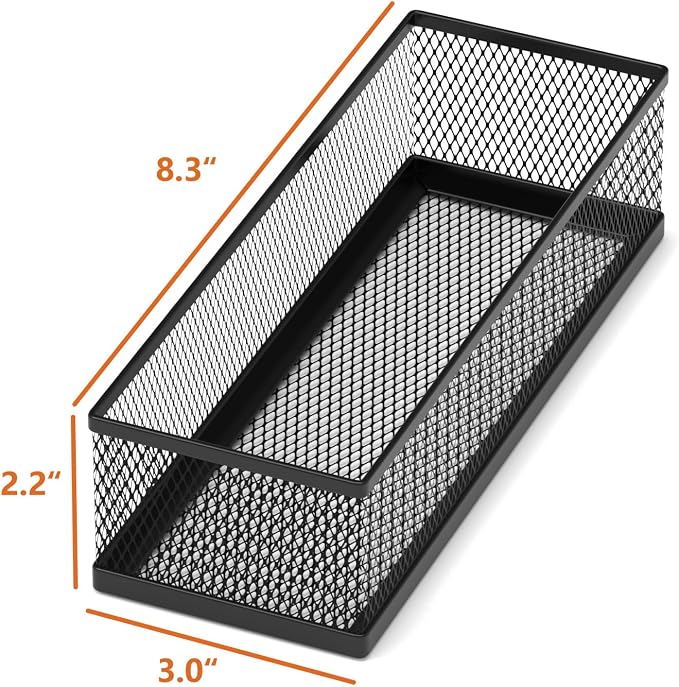 2 Pack Drawer Organizer for Desk, Small Office Supplies Pen Pencil holder - Image 2