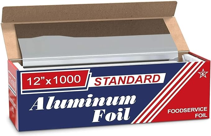 Aluminum Foil, 12x1000 Inches, for Cooking, Commercial use, and Food Storage by Unknown