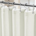 Vipfree 3 in 1 Shower Curtain Set, Waffle Shower Curtain and Liner Set by Vipfree