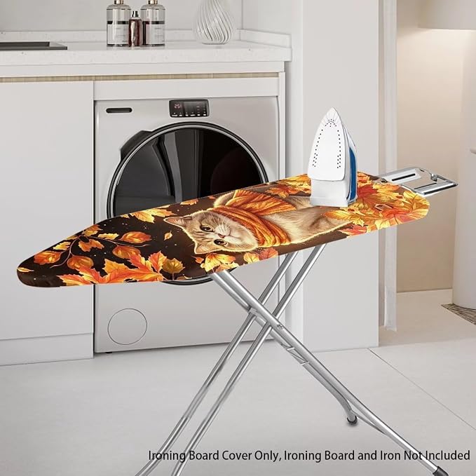 Thanksgiving Cat Ironing Board Cover and Pad Heat Reflective Stain Resistant - Image 2