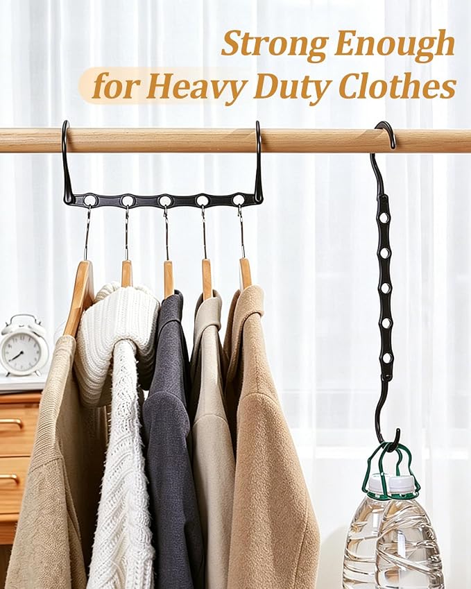 AMKUFO Hangers-Space-Saving 16 Pack Space-Saver, Plastic Magic Hangers - Image 5
