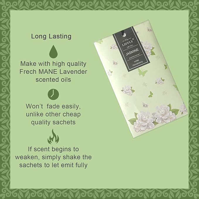 14 Packs Jasmine Scented Sachets Bags - Image 2
