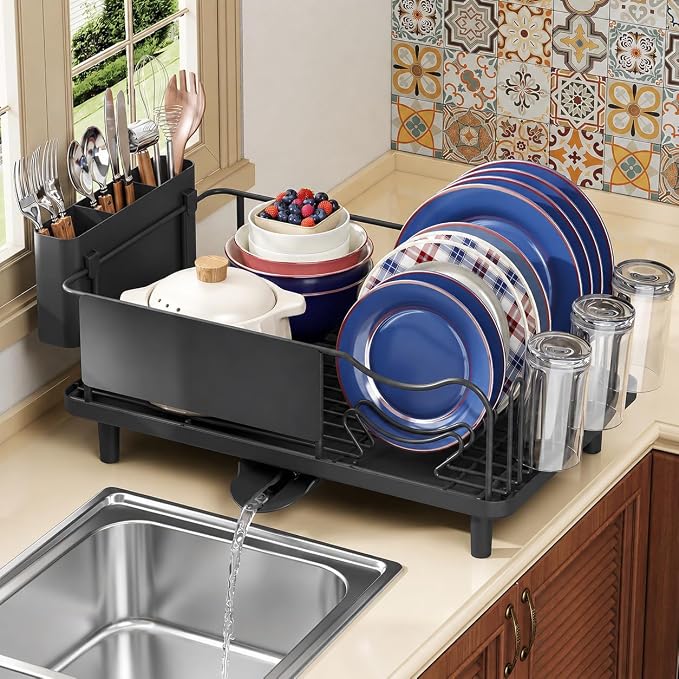 KINGRACK Dish Drying Rack for Kitchen Counter, Dish Drainer - Image 8