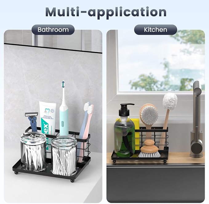 Luxspire Toothbrush Holders for Bathroom, Stainless Steel, 3 Slots, Toothbrush - Image 2