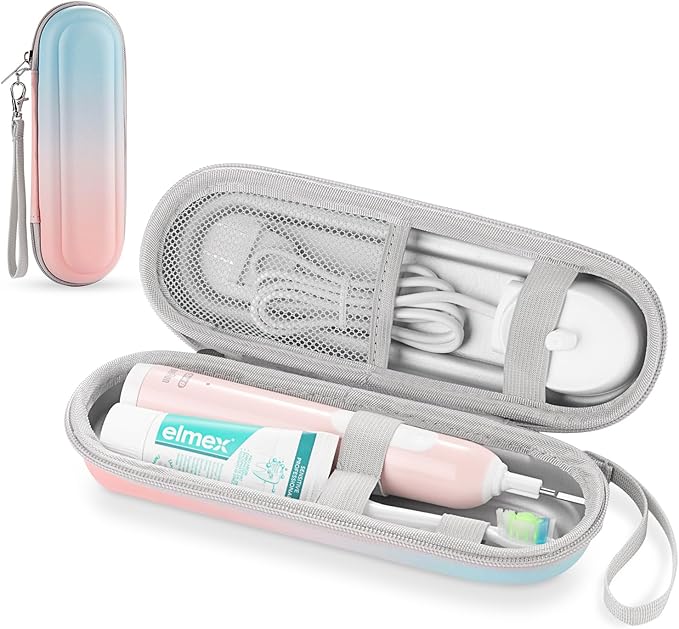 Toothbrush Travel Case for Oral B/Oral-B Pro 1000 1500 5000 7000 & Philips by TYSORETY