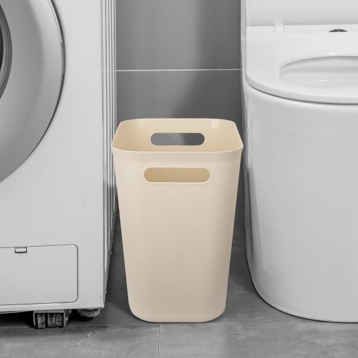 Plastic Small Bathroom Trash Can Wastebasket, 3.5 Gallon, 2 Pack | Compact - Image 5