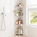 ELYKEN Corner Shower Caddy Standing, 4 Tier Metal Shower Organizer by ELYKEN